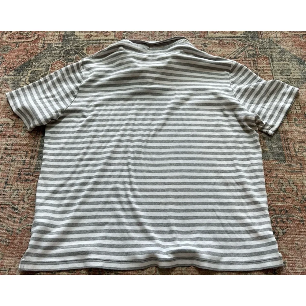 Polo Ralph Lauren Men’s Soft Classic Cotton Polo Shirt Grey White Size XL